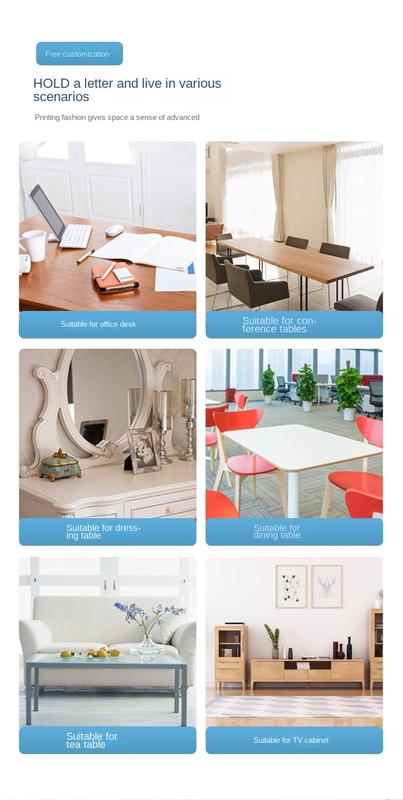 Product Introduction of Light luxury tablecloth, waterproof, oil-proof, anti-scalding PVC tablecloth, ins style coffee table cloth, a deer accompanying table mat 5