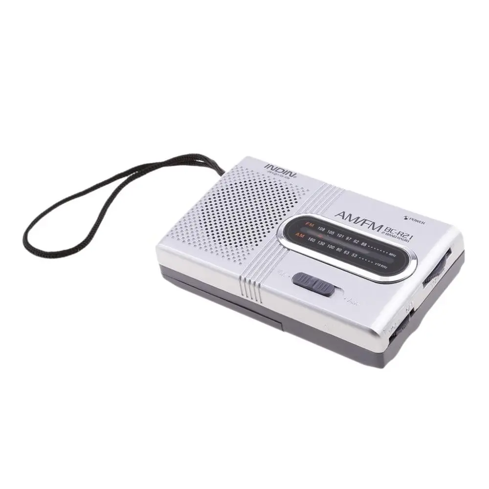 Pocket AM/FM Receiver Telescopic Antenna Built In Speaker