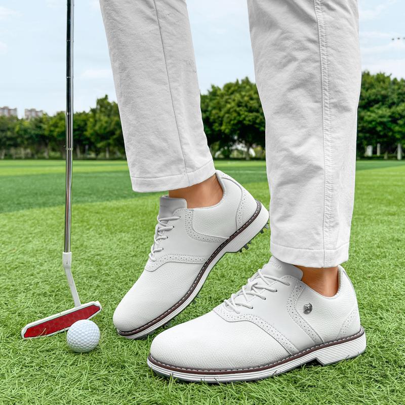 Product Introduction of Professional Golf Shoes Men Spikes Golf Sneakers Outdoor Walking Footwears Non-slip Grass Golf Training Shoes 5