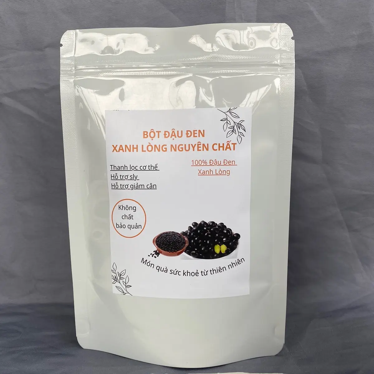 Bột Đậu Đen xanh lòng nguyên chất, nghiền mịn, thơm ngon túi 100g