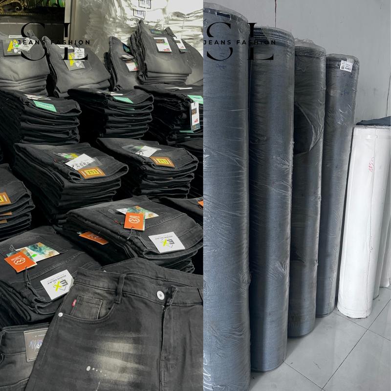"Có Bigsize(Size 28-41)"Quần Sọt Jeans Nam SL Màu Đen Khói Phối Màu Đậm Nhạt Thời Trang Menswear Pants - Chất Vải Denim Co Giãn 4 Chiều, Đổi Size Miễn Phí, Giá Xưởng [Mã 5] 7