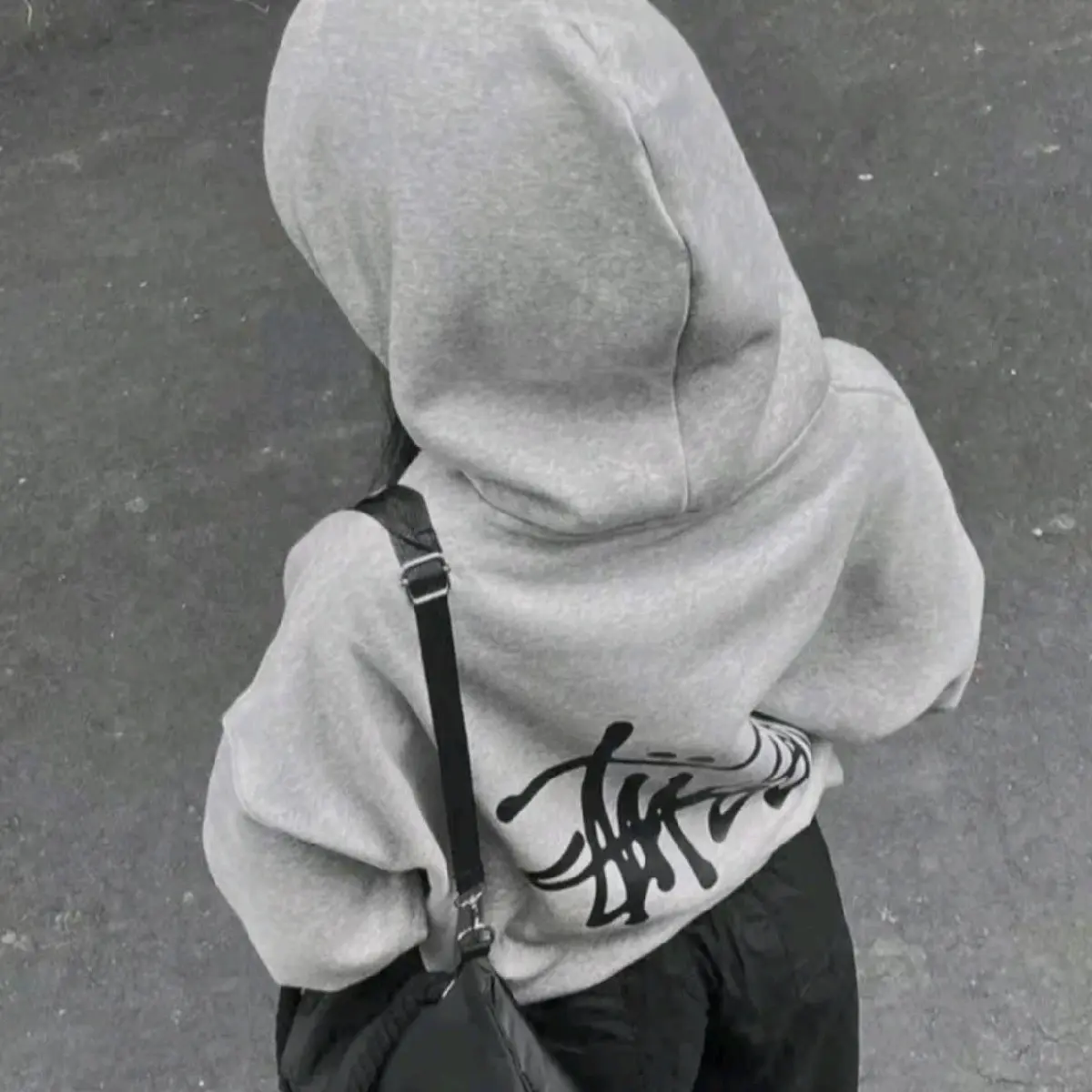 Áo hoodie chữ ký kí sờ tu sì vải nỉ bông dày dặn basic in pet unisex nam nữ đều mặc được