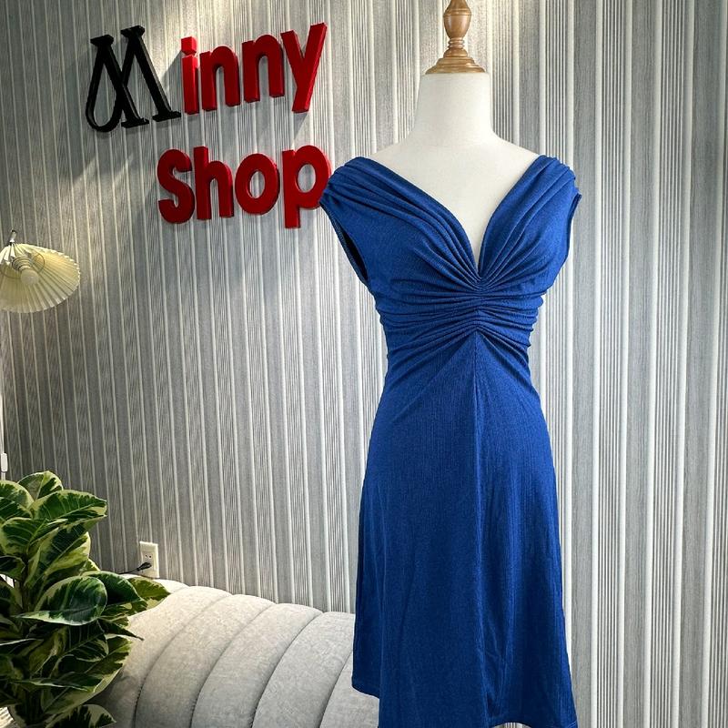 Đầm Thun Nhún Cổ Tim Dáng A  _ TB2289. Dress Nữ Đi Tiệc, Đi Làm, Đi Chơi. Tôn Dáng Kem Che Khuyết Điểm Cho Women Nữ Women Dress Thun 5