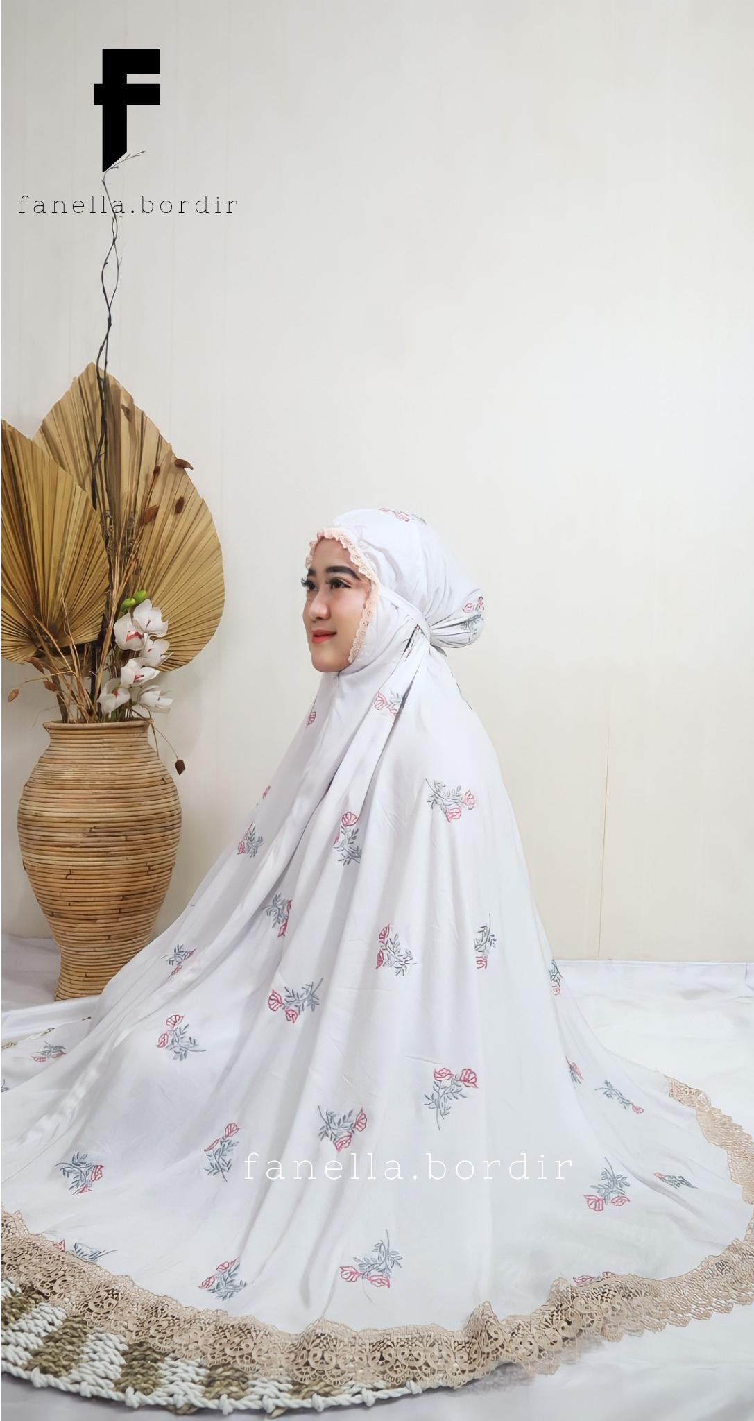 Fanellabordir | Mukena Dewasa 2in1 Bahan Rayon Premium Super Adem Lembut Nyaman Fanellabordir | Mukena Dewasa 2in1 Bahan Rayon Premium Super Adem Lembut Nyaman