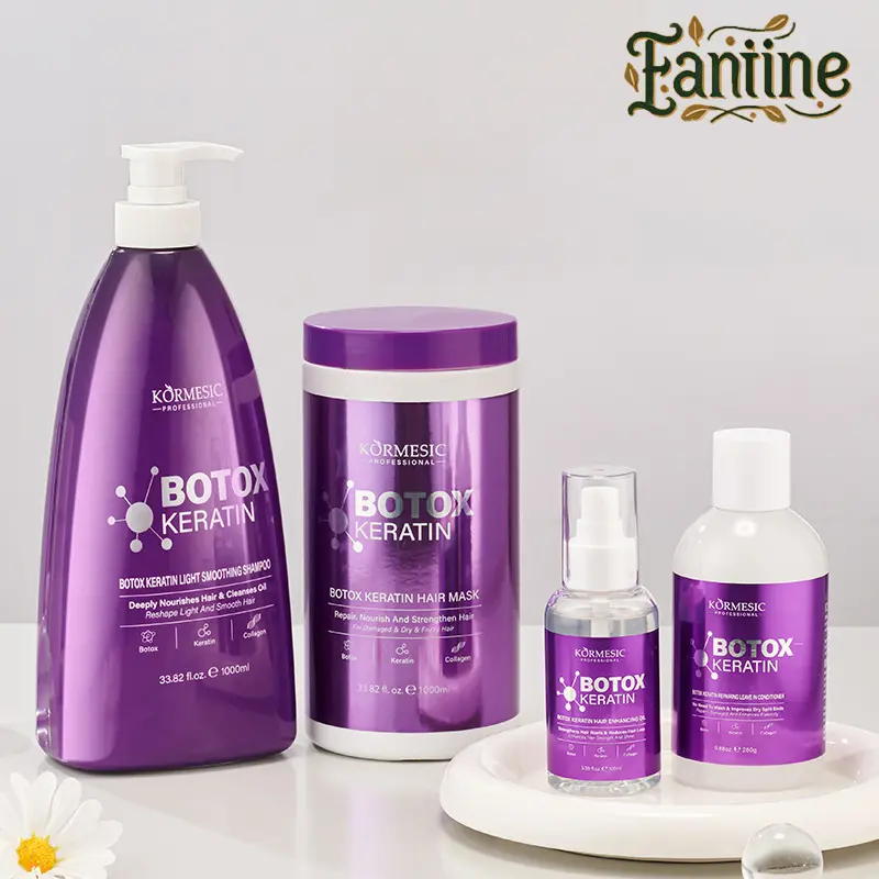 KERATIN Hair Mask Keratin Hair Mask Shampoo Conditioner Essential Oil Care Set