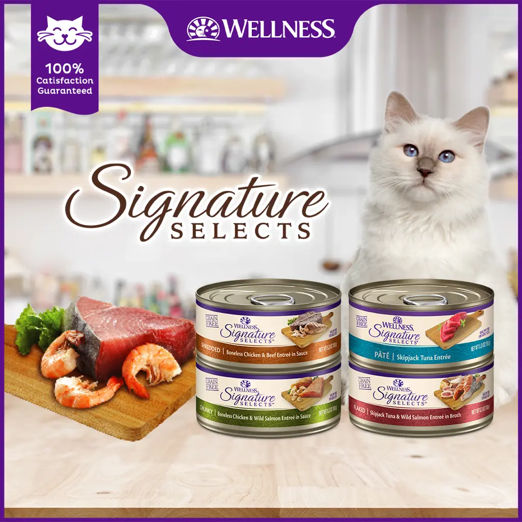 Wellness CORE Signature Selects Canned Cat Food 2.8oz & 5.3oz