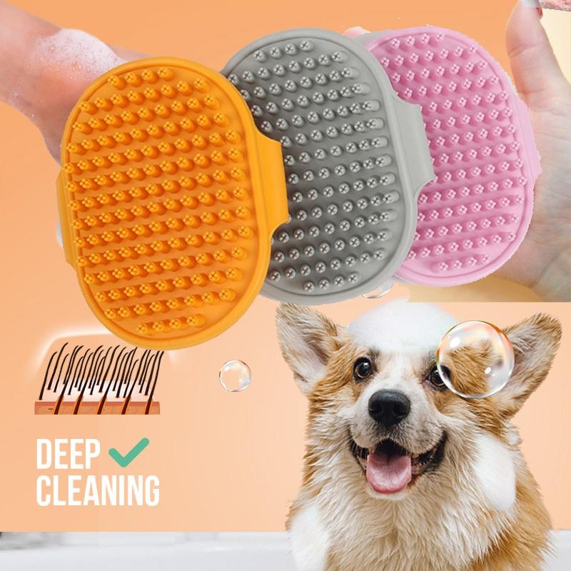 Product Introduction of Groom Your Dog with Ease: The Dog Bath Brush That Reduces Shedding & Provides a Soothing Massage! 2