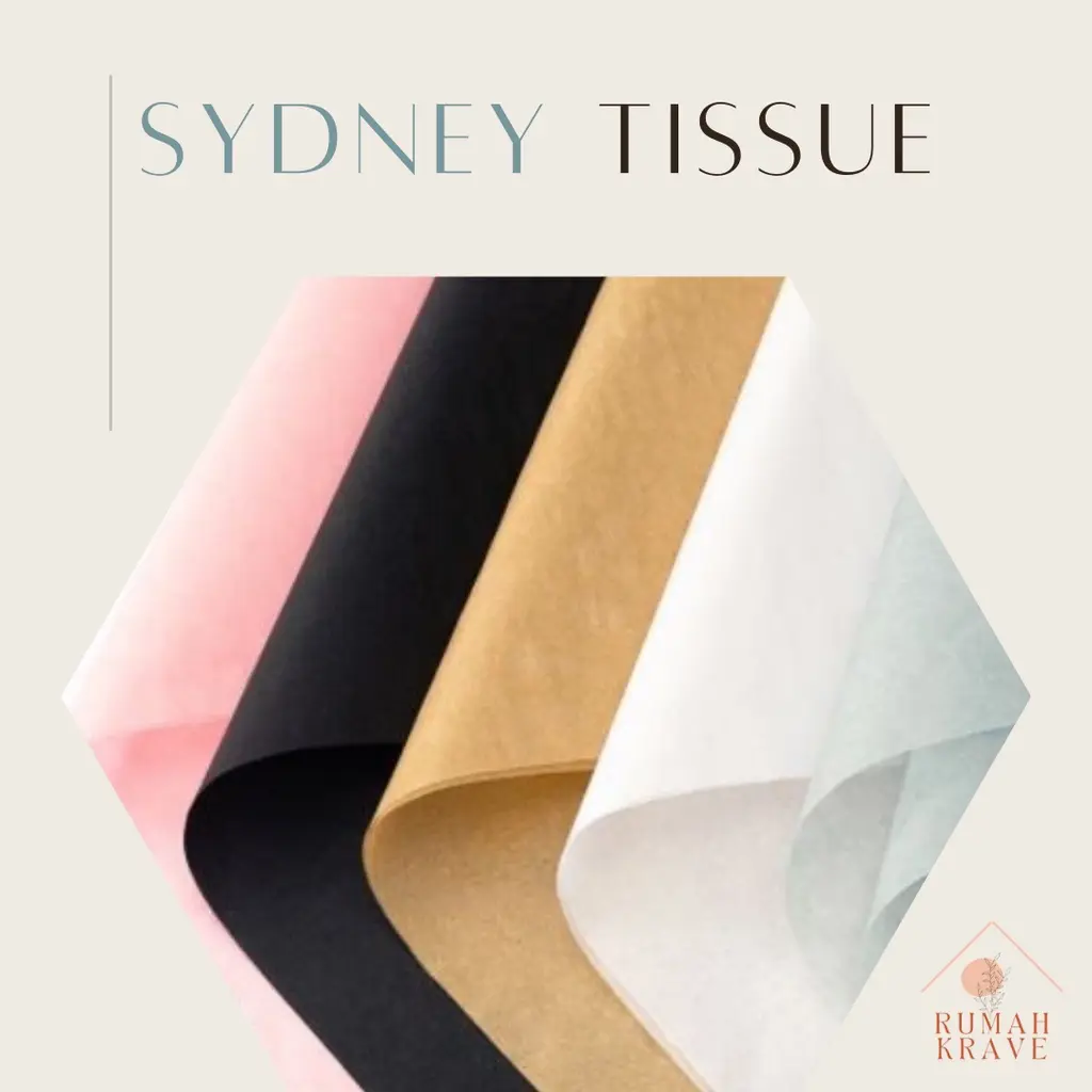 Sydney Tissue Wrapping Paper Kertas Tisu Carang Bunga