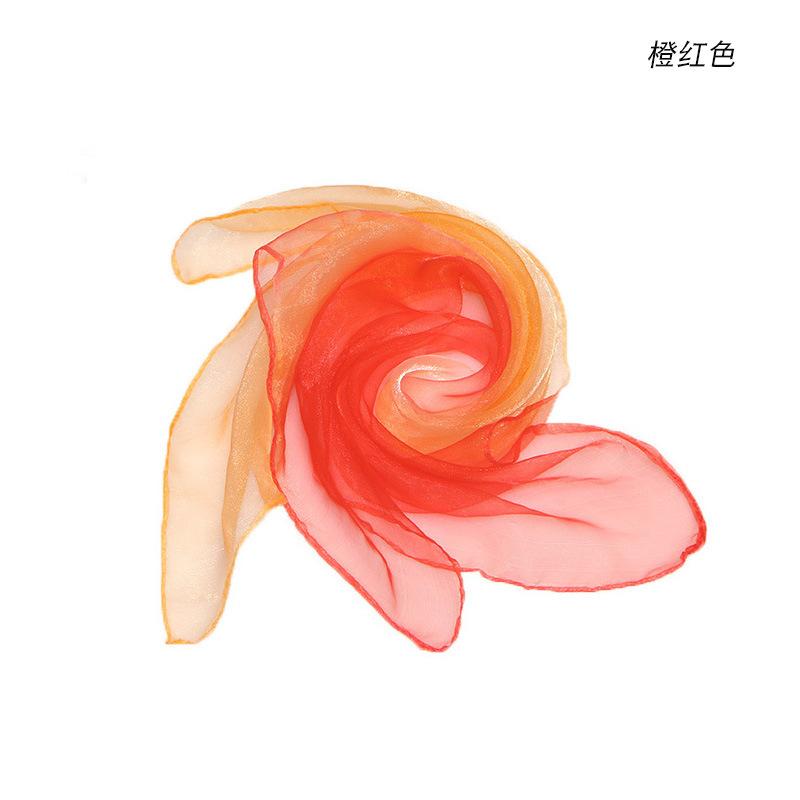 Product Introduction of Khăn Quàng quàng cổ Gradient Trơn Quà Tặng đầy màu sắc, Khăn Quàng quàng cổ vuông Nhỏ Thích hợp Biểu Diễn Khiêu Vũ, Biểu Diễn Mẫu Giáo, Khăn Quàng quàng cổ 8