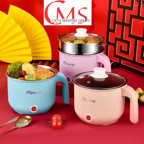 Panci Listrik Serbaguna / Panci Elektrik Multifungsi 1.8 L / Elektrik Cooker Free Kukusan/ Panci Multigungsi, untuk Menggoreng, Merebus dan Mengukus 0