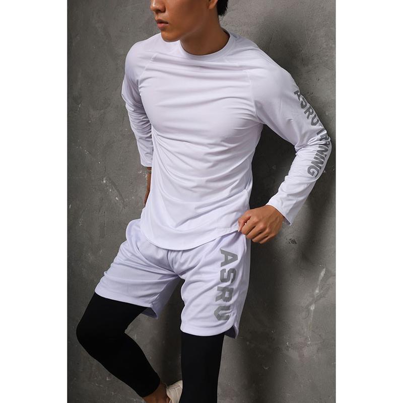 Product Introduction of Bộ Quần Áo Gym Nam ASRV Thun Co Giãn 4C Kết Hợp Quần Legging 2 lớp và Áo Gym Dài Tay Tập Gym Sport Trang Phục Tập Thể Dục Chạy Bộ Thể Dục 95