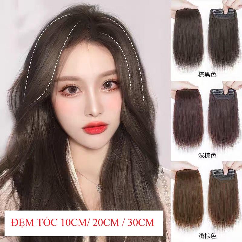 Tóc giả kẹp phồng chân tóc dài 10cm/ 20cm /30cm giúp tăng độ dày cho tóc- Phụ kiện RYRY