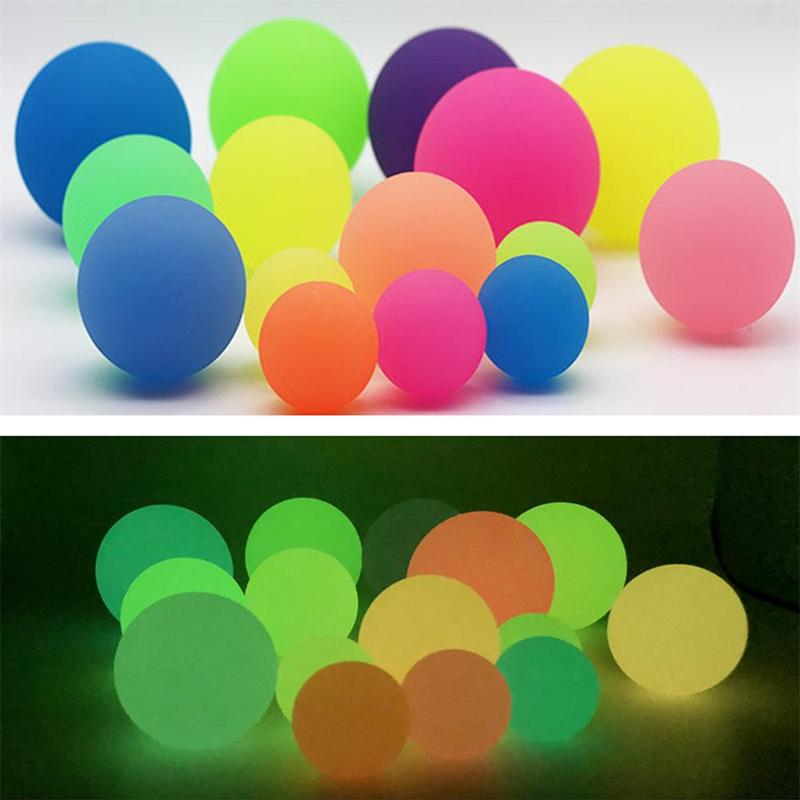 Product Introduction of Luminous Balls High Bounce Glowing Stress Ball Sticky Gift Toy Decoration Kids Stress Anxiety O3Q6 34