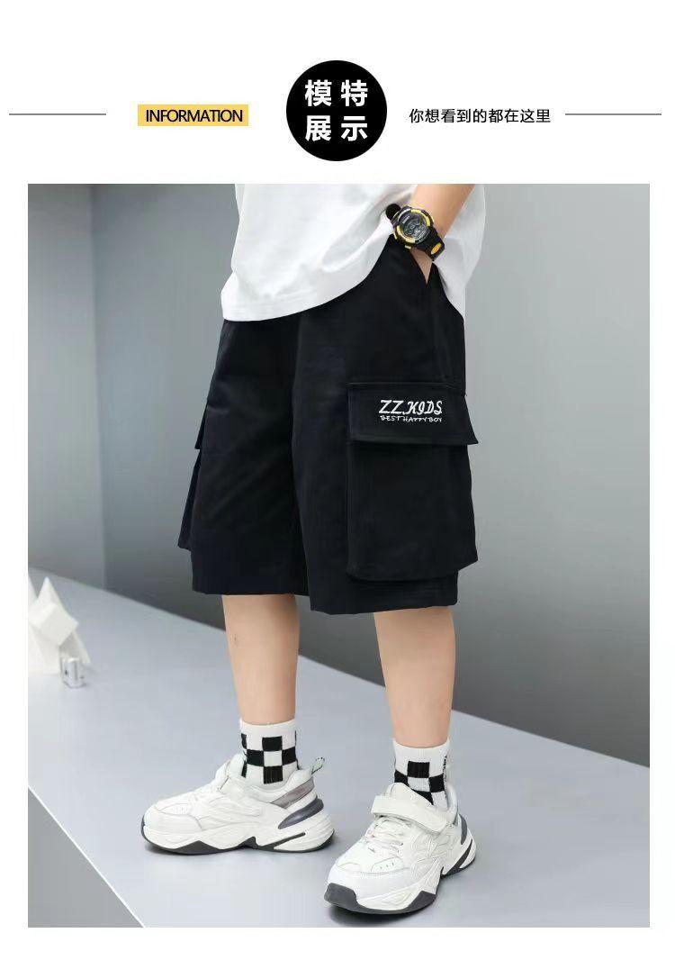 Product Introduction of Quần Soóc Bảo Hộ Lao Động Cho Bé Trai, Mỏng Và Rộng Rãi, Quần Cropped Xén Thường Ngày, Quần Thể Thao Dễ Phối Đồ, Thích Hợp Cho Trẻ Trung Và Lớn, Hàng Mới Về Năm 2024 3