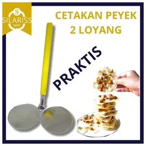 CETAKAN PEYEK ISI 2 LOYANG STAINLESS 9 CM