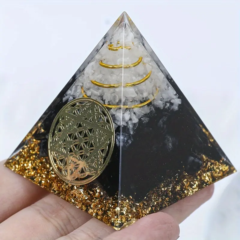 Kim Tự Tháp Thạch Anh Trong Suốt, Bộ 1 Chiếc Pha Lê Chữa Lành Obsidian, Mang Lại Năng Lượng Tích Cực, Nâng Cao Tinh Thần Và Giảm Căng Thẳng, Máy Phát Điện Năng Lượng Để Giảm Căng Thẳng, Thích Hợp Cho Chữa Lành, Thiền Định, Và Thu Hút Tài Lộc, Trang Trí