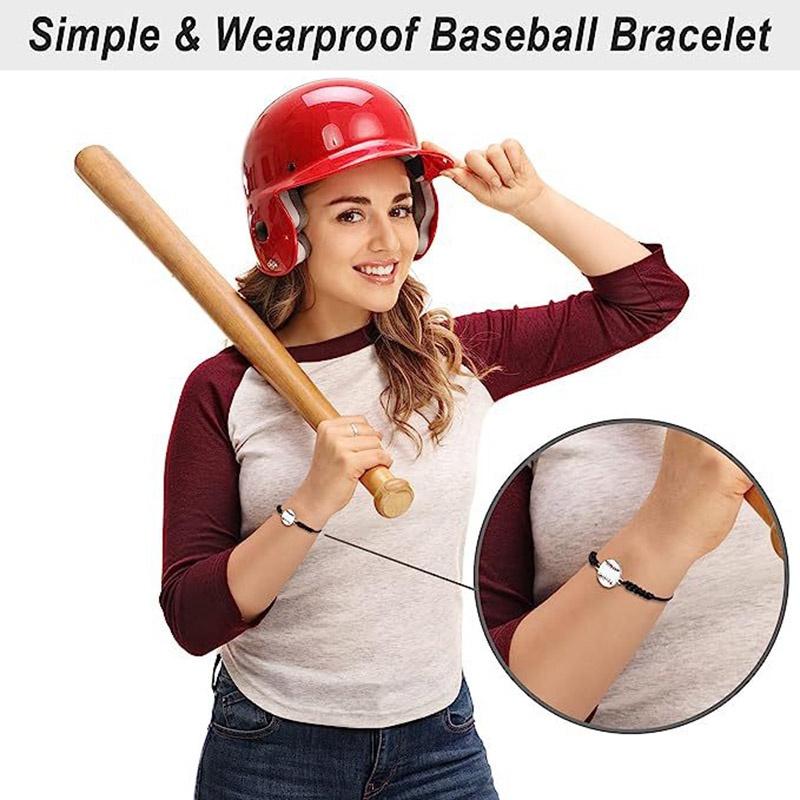 Creative Soccer Baseball Volleyball Charms Bracelets Women Men Adjustable Braided Rope Bracelet Sport Souvenir Bangle Jewelry 9