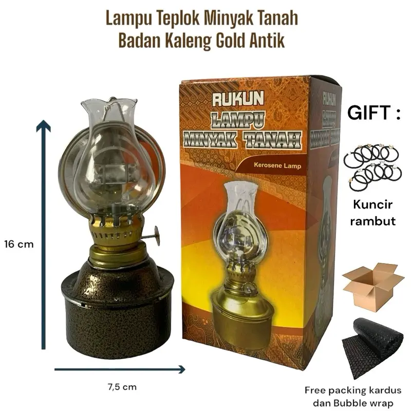 promo lampu kaleng unik bahan bakar minyak tanah 2
