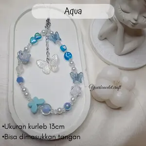 Strap Hp| Gantungan Hp Manik Mutiara |Gantungan Falshdisk | Gantungan Kunci Keychain Lucu ala Korea Lanyard gantungan hp macrame phone strap