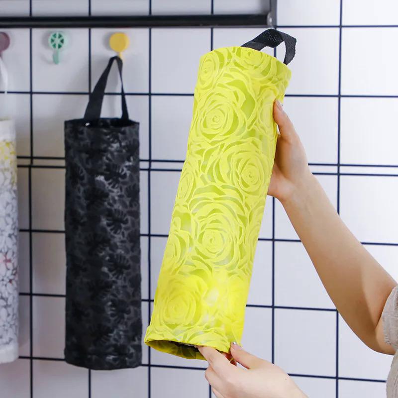 Product Introduction of Hanging Garbage Bag Storage Bag Kitchen Dispenser Garbage Wall Mounted Grocery Holder Home Organizers Storage Accessories 10