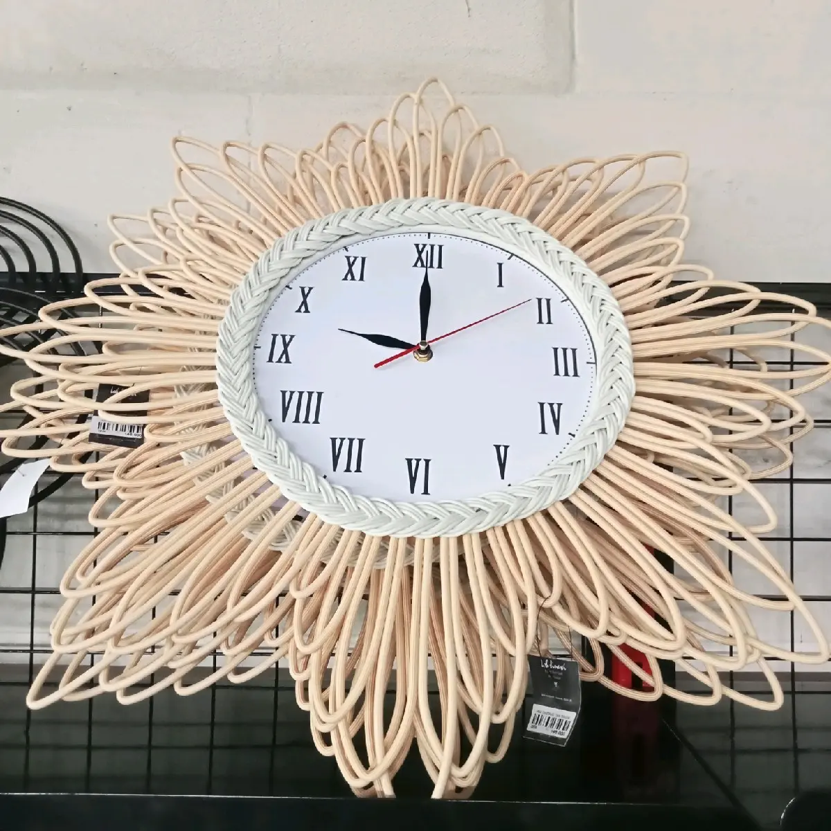 Jam Dinding D65 Bingkai Rotan (3956)