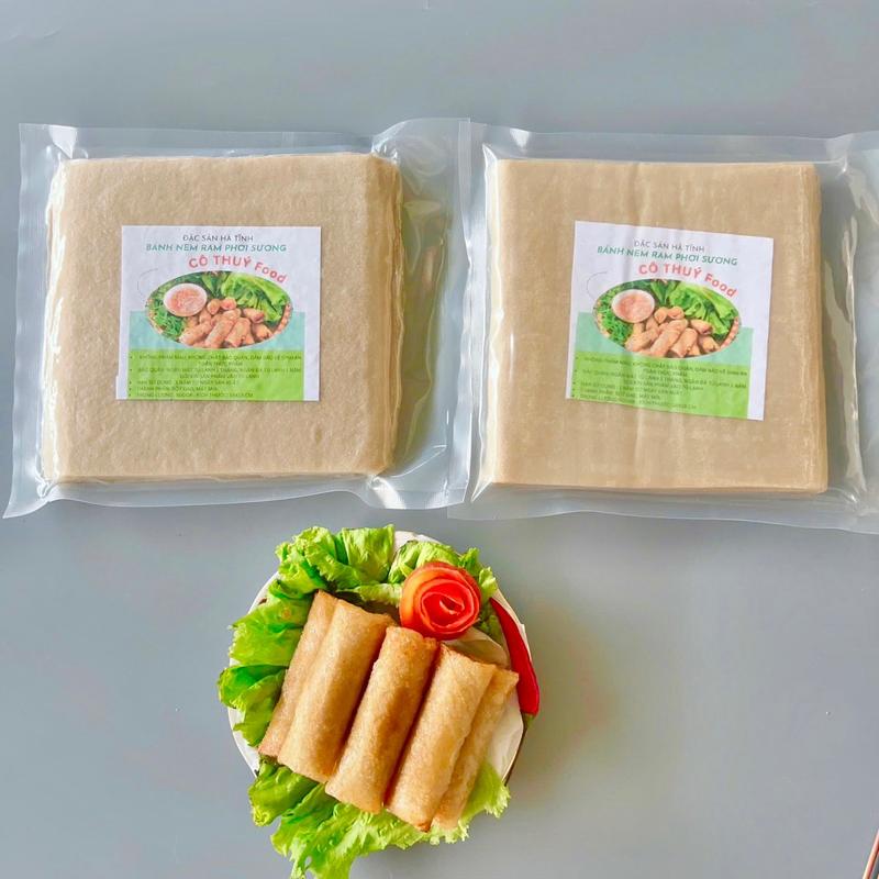 2 Tệp (1kg) Bánh RAM HÀ TĨNH (80-100 lá/tệp 500g) LOẠI NGON ĐẶC BIỆT , Dễ CUỐN,RÁN VÀNG GIÒN