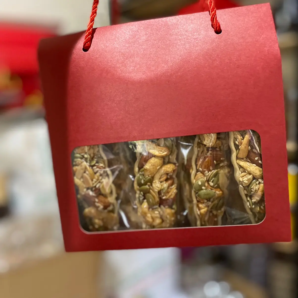 Bánh Thuyền mix hạt không đường túi 500gr