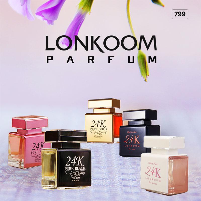 LONKOOM PARFUM 24K Pure Gold/Pink/Black/White Musk/Black LEATHER Shop  Tokopedia