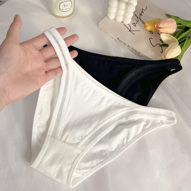 Quần Lót Thể Thao, Thiết Kế Đơn Giản, Gợi Cảm, Cạp Thấp, Chất Liệu Cotton Thoải Mái, Nâng Hông, Thoáng Khí, Dây Đeo khoét Phong Cách Quần Lót, Thích Hợp Cho Các Cô Gái Nóng Bỏng, Quần Lót Lọt Khe Không Đường May, Màu Trơn Đơn Giản, Đồ Lót Nữ