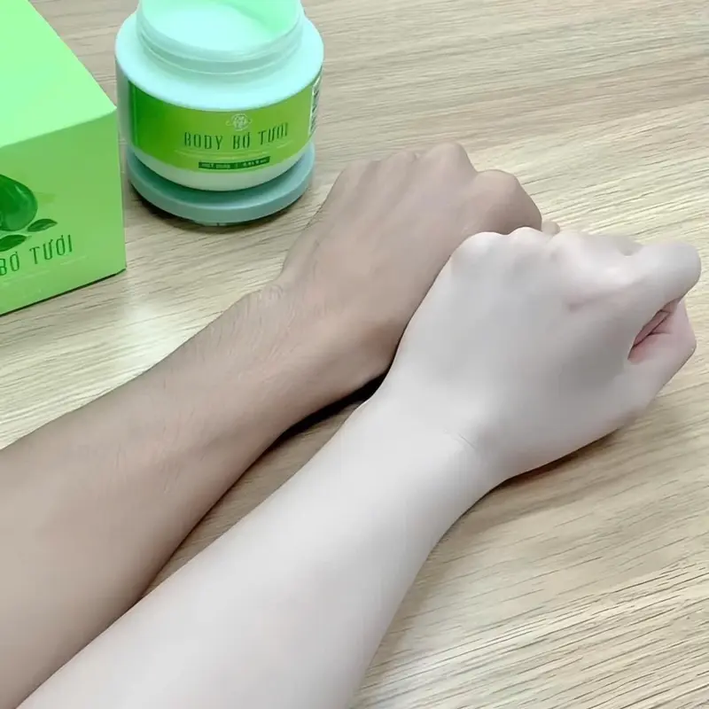 Kem BODY Bơ Trắng Da Huyền Phi 6