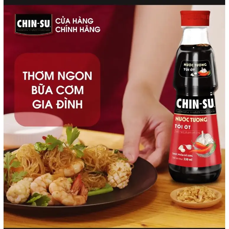 Nước Tương Tỏi Ớt Chinsu 330ml (DATE MỚI) 5