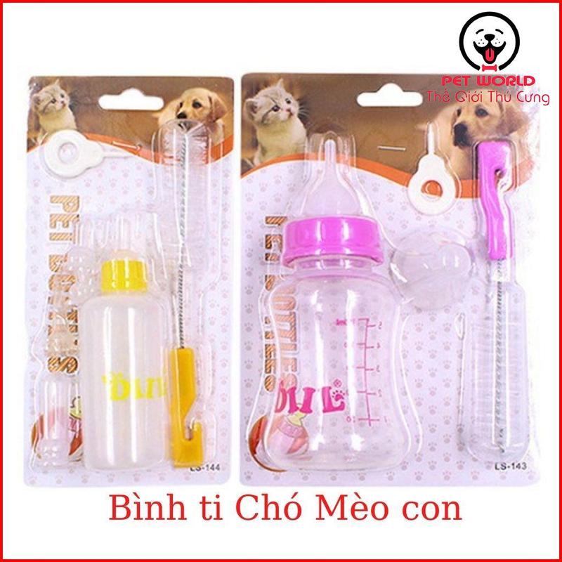 Bình Ti Pha Sữa Cho Chó Mèo Con Bú