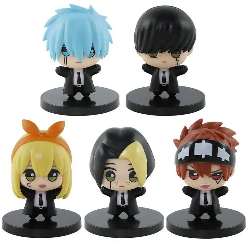 Bộ Mô Hình Hành Động Anime Nhật Bản, MASHLE Ma Thuật Và Cơ Bắp, Vương Miện Lance MASHLE, Lemon Irvine Barrett Phiên Bản Q, Đồ Chơi Búp Bê Mô Hình Nhân Vật PVC, Quà Tặng Trẻ Em, 5 Cái