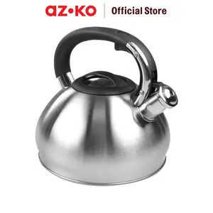 AZKO Krischef Teko Air 3 ltr Kettle Wadah Masak Air Teko Air Bunyi Ceret Food Grade Dengan Handle Ketel Air Perlengkapan Dapur