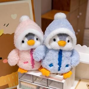 Peluche de pingüino lindo, 1 pieza de muñeco de pingüino de caricatura, peluches regalo de cumpleaños, decoración para el hogar