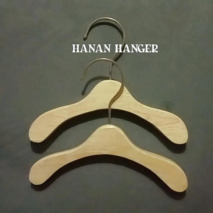 HANGER KAYU MINI PET Pakaian baju kucing baju anjing baju boneka 1