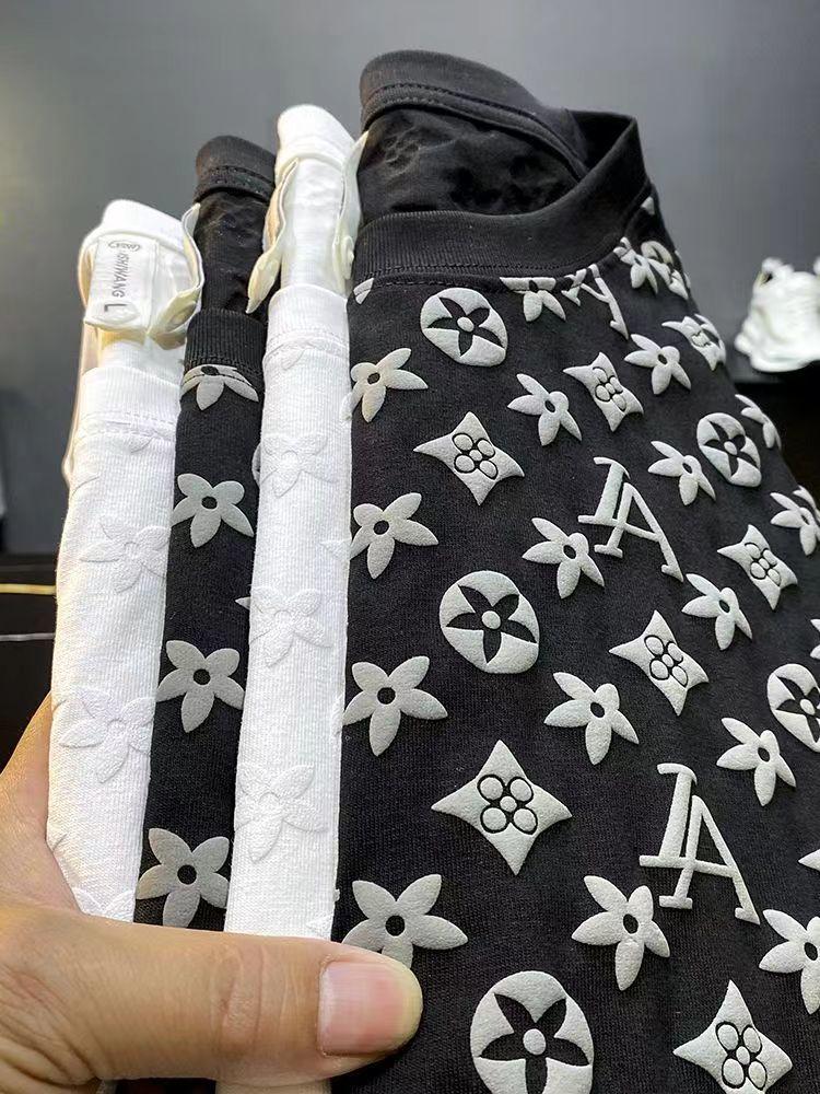 Product Introduction of Áo Thun Ngắn Tay Dáng Rộng Phong Cách Instagram Mới Mùa Hè, Áo Nam, In Phồng Hợp Xu hướng Xu Hướng 2024, Áo Thun Nam Ngắn Tay 5