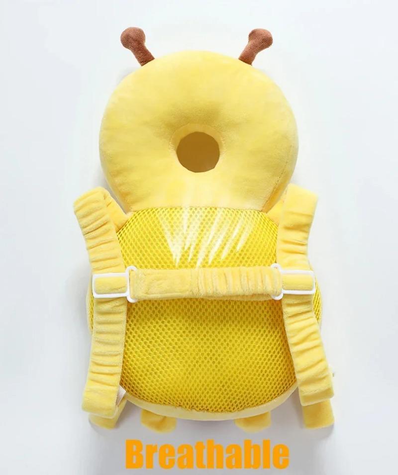 Product Introduction of Head Back Protector Baby Protect Pillow Learn Walk Headgear Prevent Injured Safety Pad  prevention Fall Cartoon Bee Kids Pillows 9