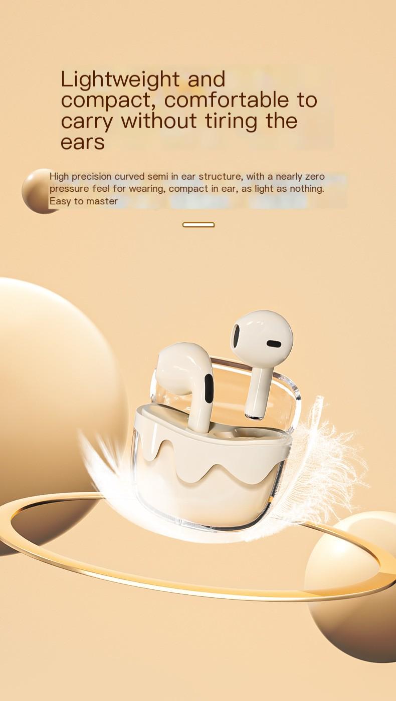 Product Introduction of G07 Wireless Earbuds Longer Playtime Ear Buds With Transparent Charging Case For Music Sports For Android and iOS Headphone 11