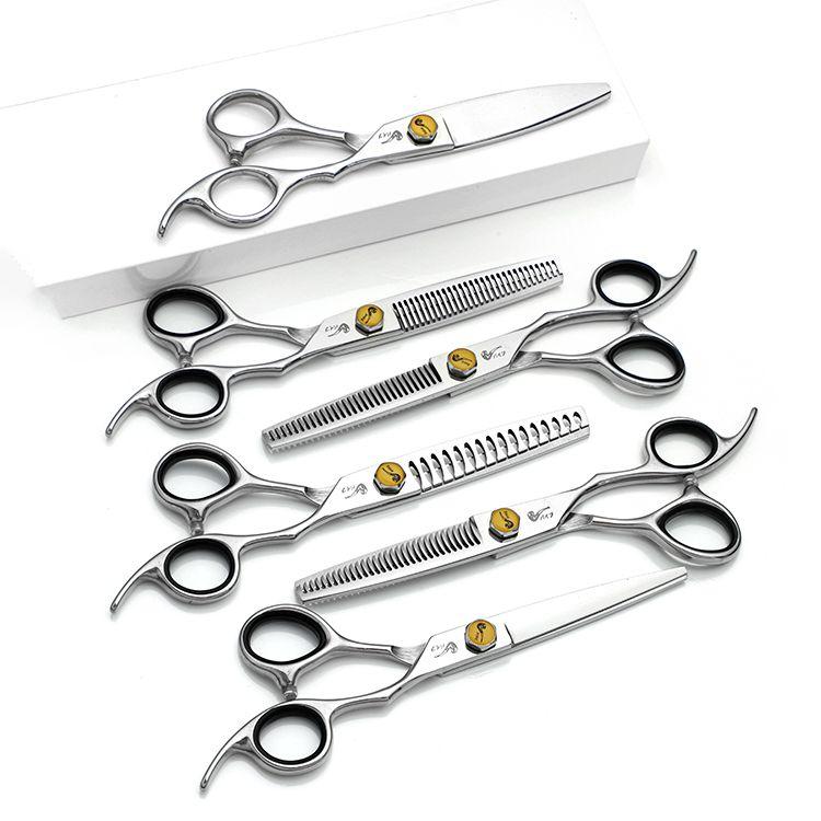 Product Introduction of Professional Hairdressing Scissors Set Hair Stylist Straight Snips Thinning Scissors Broken Hair Bangs Female Thinning Shear 5