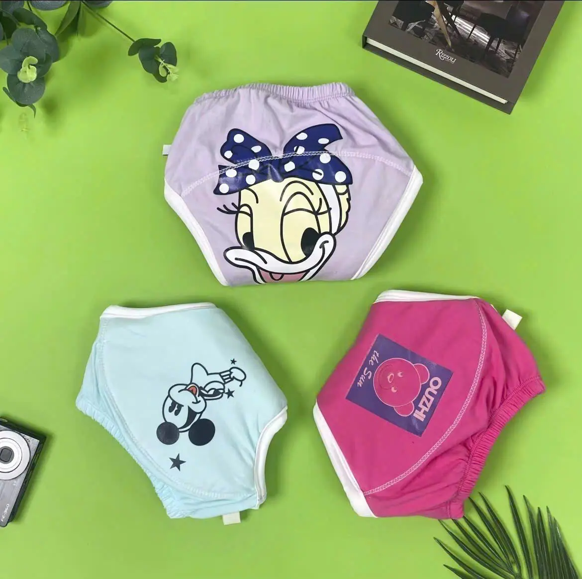 Combo 5 quần tập bỏ bỉm siêu thấm chống hăm chống tràn an toàn cho da Size S M L XL cho bé