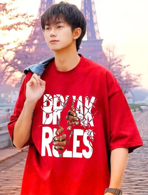 ÁO THUN BEAK UNISEX from rộng tay ngắn cổ tròn Nam Menswear Tre 2