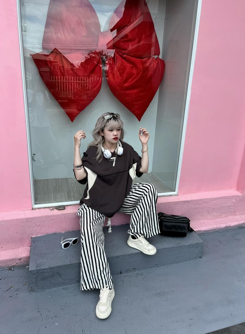 Product Introduction of Áo Phông boxy block core bóng đá retro thể thao phối màu jersey tay lỡ oversize form rộng unisex cặp đôi bóng chày px pandax polime Menswear Nam 14