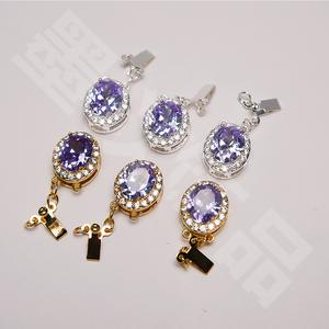 Barang Kemas, Bertatah Zirkon Bujur, Genggam Akhir, Genggam Pin Berganda, Manik DIY Buatan Tangan, Serba guna, Rantai Tinggi, Tidak Luntur Gelang