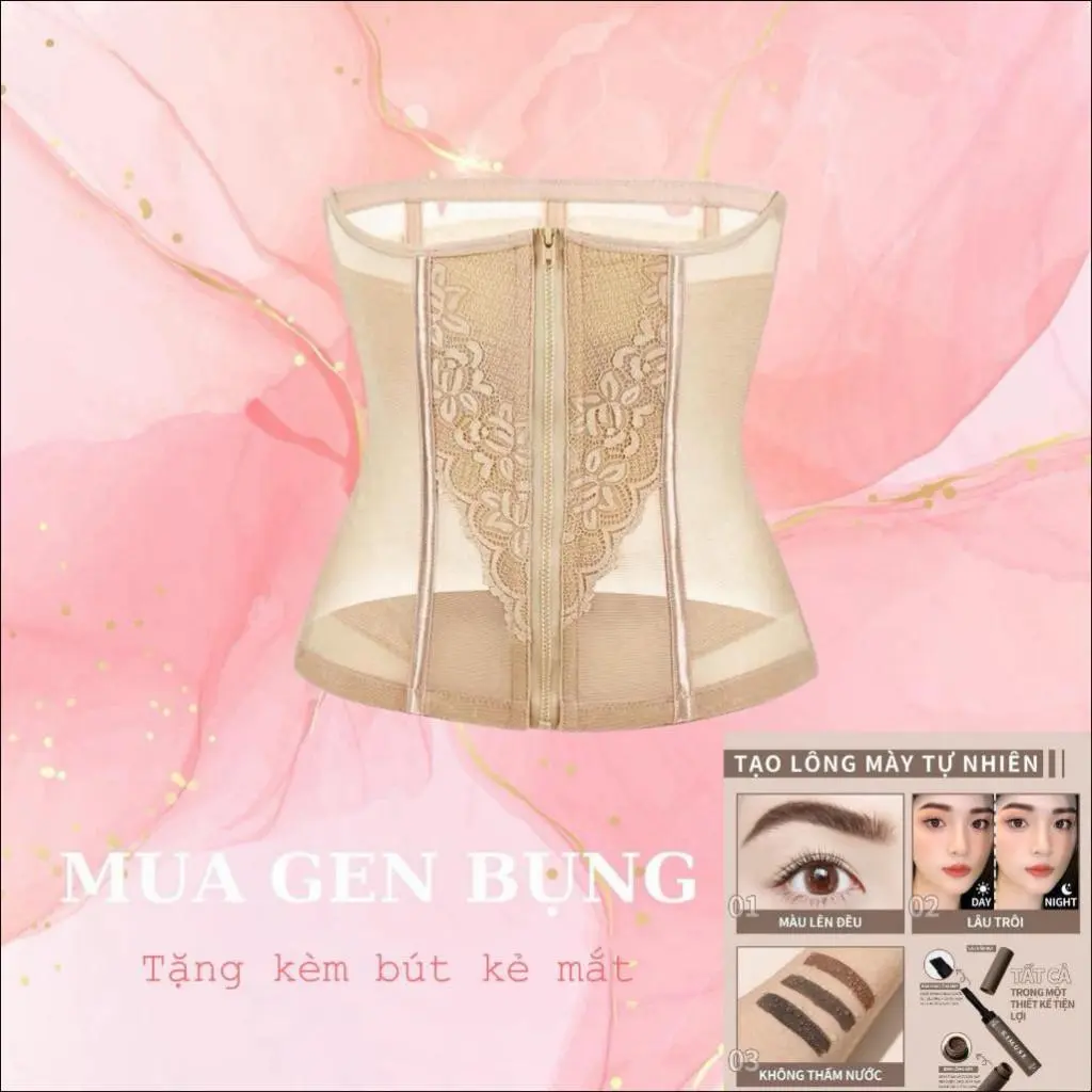 COD [HẠ SIZE TRỌNG ĐỜI] Đai nịt bụng co dãn 4 chiều không lộ viền, gen bụng latex