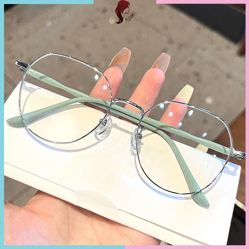  Kính chặn ánh sáng xanh Kính chống bức xạ trong suốt Ống kính có thể thay thế cho nữ   nam Kính mắt chống bức xạ 