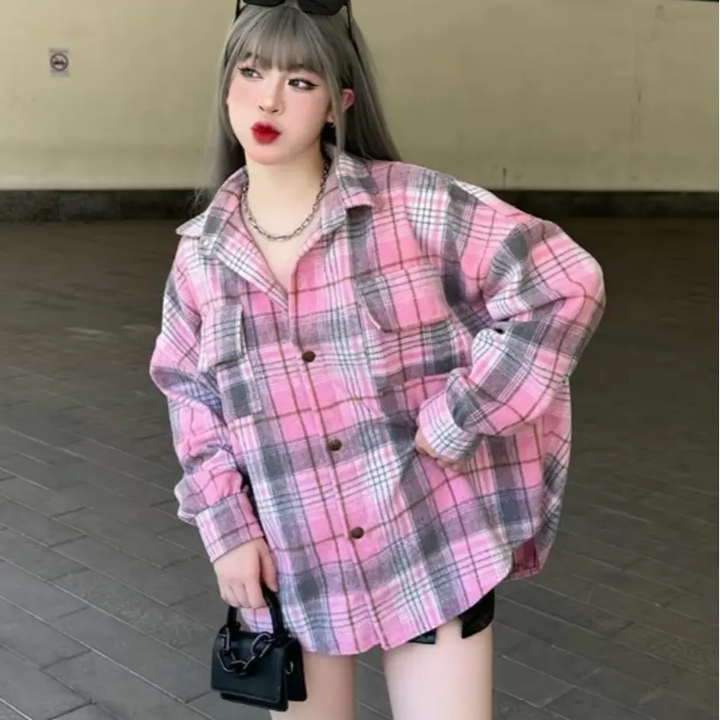Áo Khoác Sơ Mi Ca Rô Nam Nữ HOT Tiktok Form Rộng Dáng Dài Khoác Nhẹ Thời Trang Chống Nắng