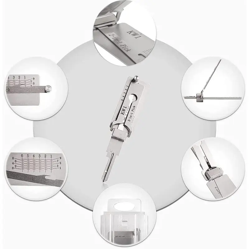 Multifunctional Hand Tool, 1 Count Curvature Measuring Tool, Multidirectional Debugging Tool, Precise Fine-tuning Function Spatial Structure Detection Tool 2