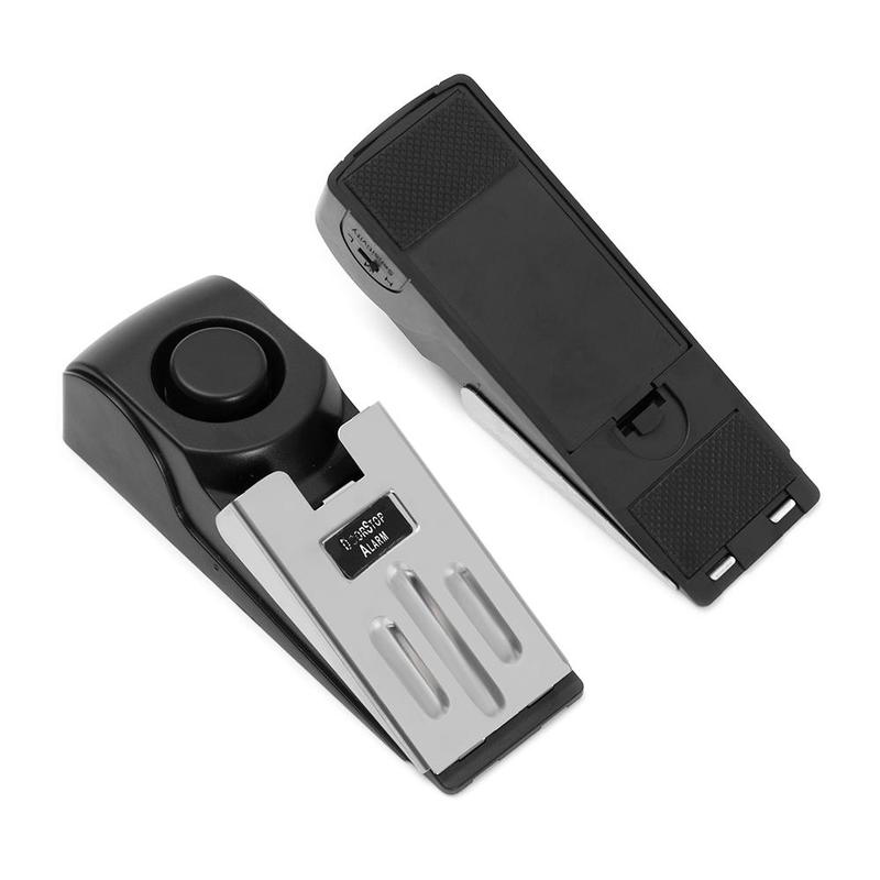 Battery Required Door Stop Alarm, 120dB Adjustable Home Door Stop Alarm, Security Alarm For Home Hotel (Without Battery) 6