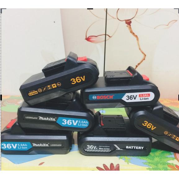 Pin máy khoan 26v, 36v, 21v, 48V 5 cell - dùng cho máy makita, dewalt 36V chân pin 22mm